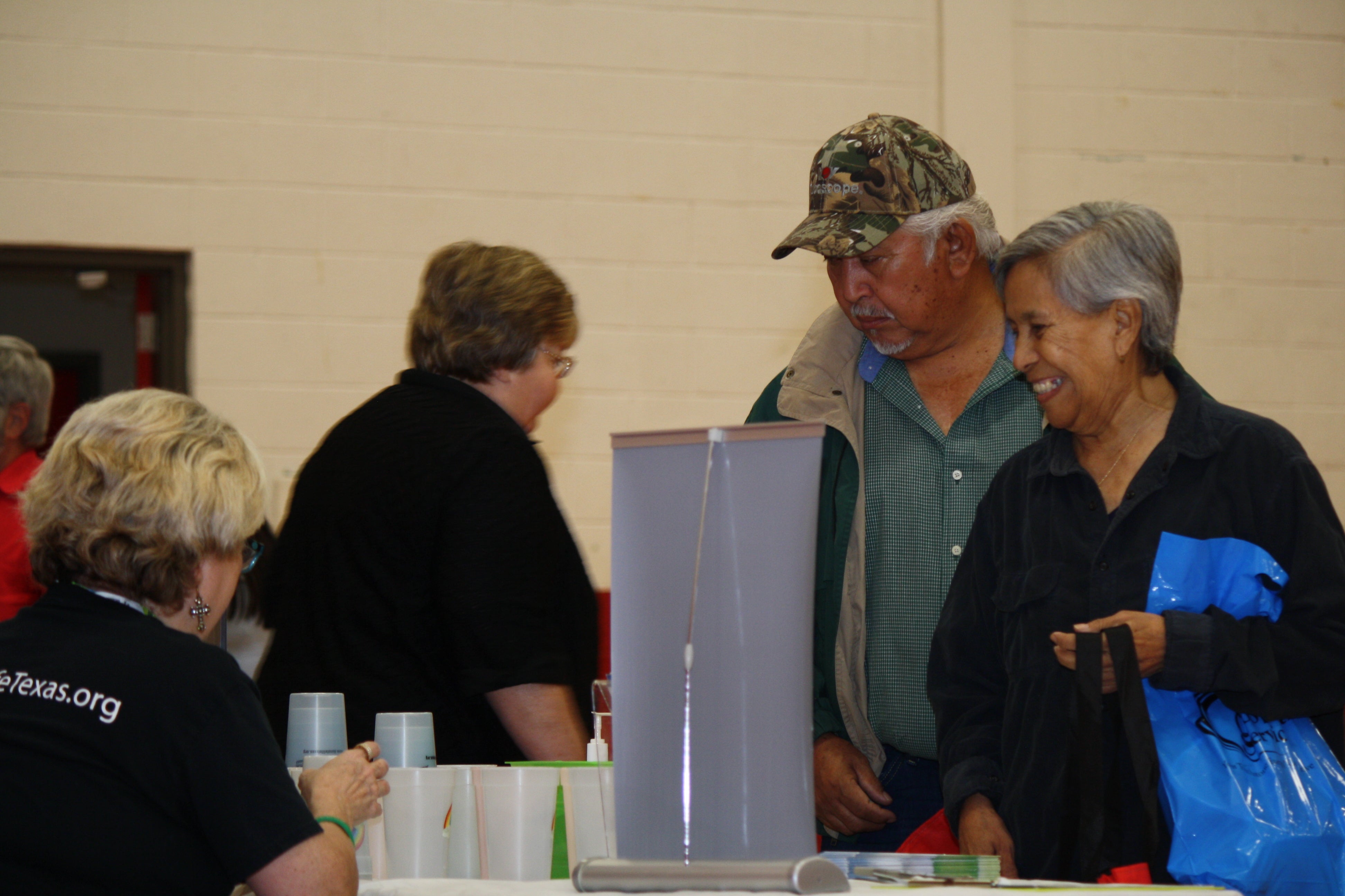 Health Fair attendees