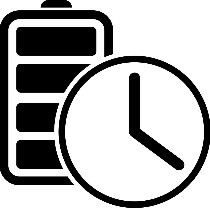 battery time icon