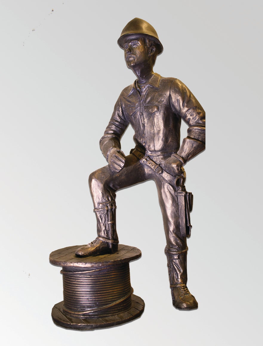 Lineman Statue