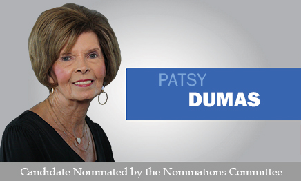Patsy Dumas Election Card