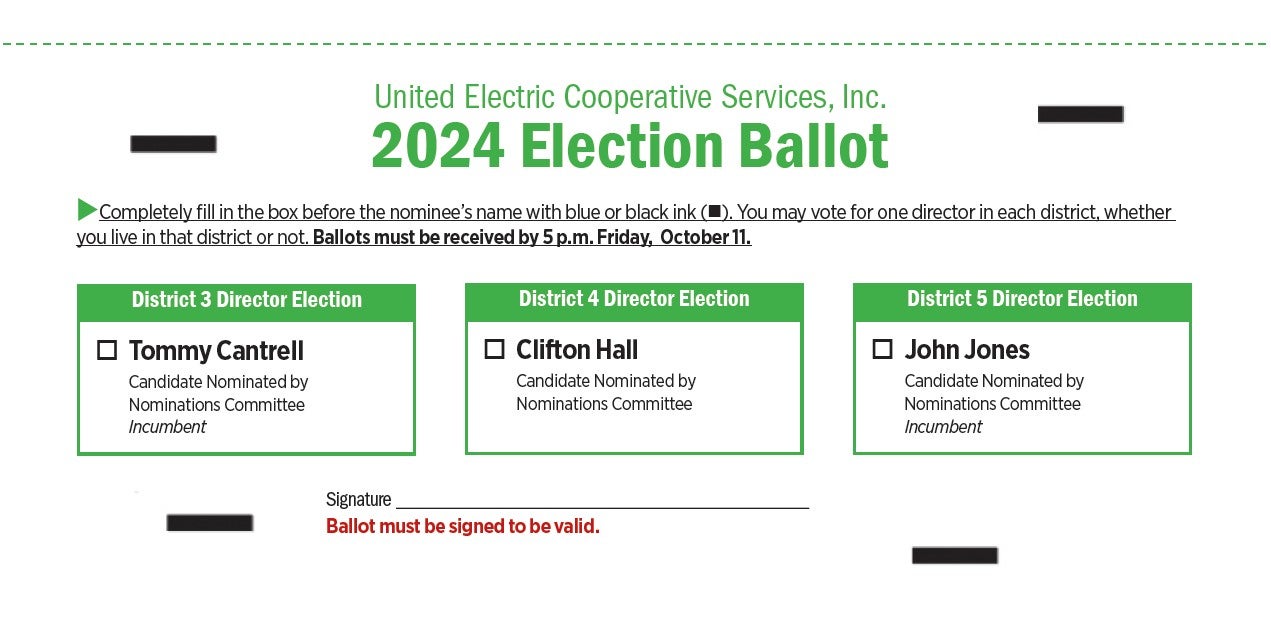 2024 Election Ballot Click to Go to the Site