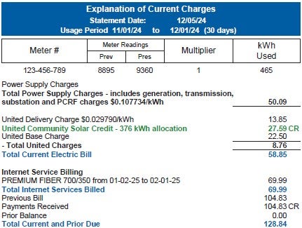 Sample Bill Image