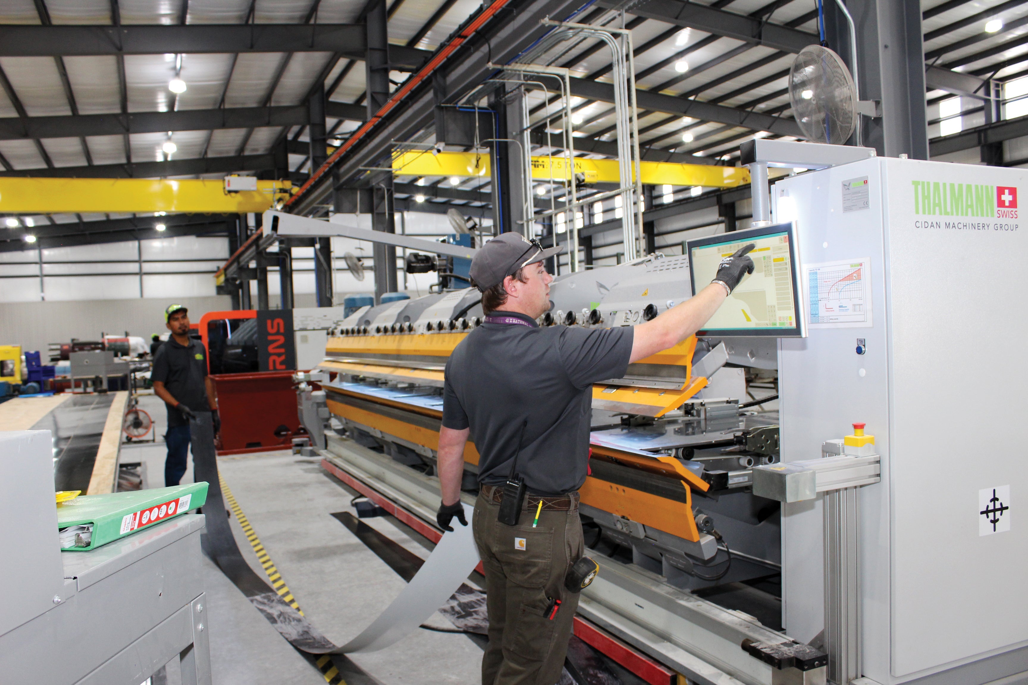 Image of Prime employee working new equipment