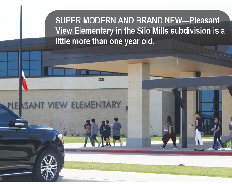 SUPER MODERN AND BRAND NEW—Pleasant View Elementary in the Silo Mills subdivision is a little more than one year old. 