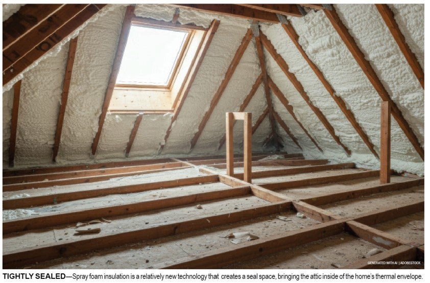 Image of spray foam technology