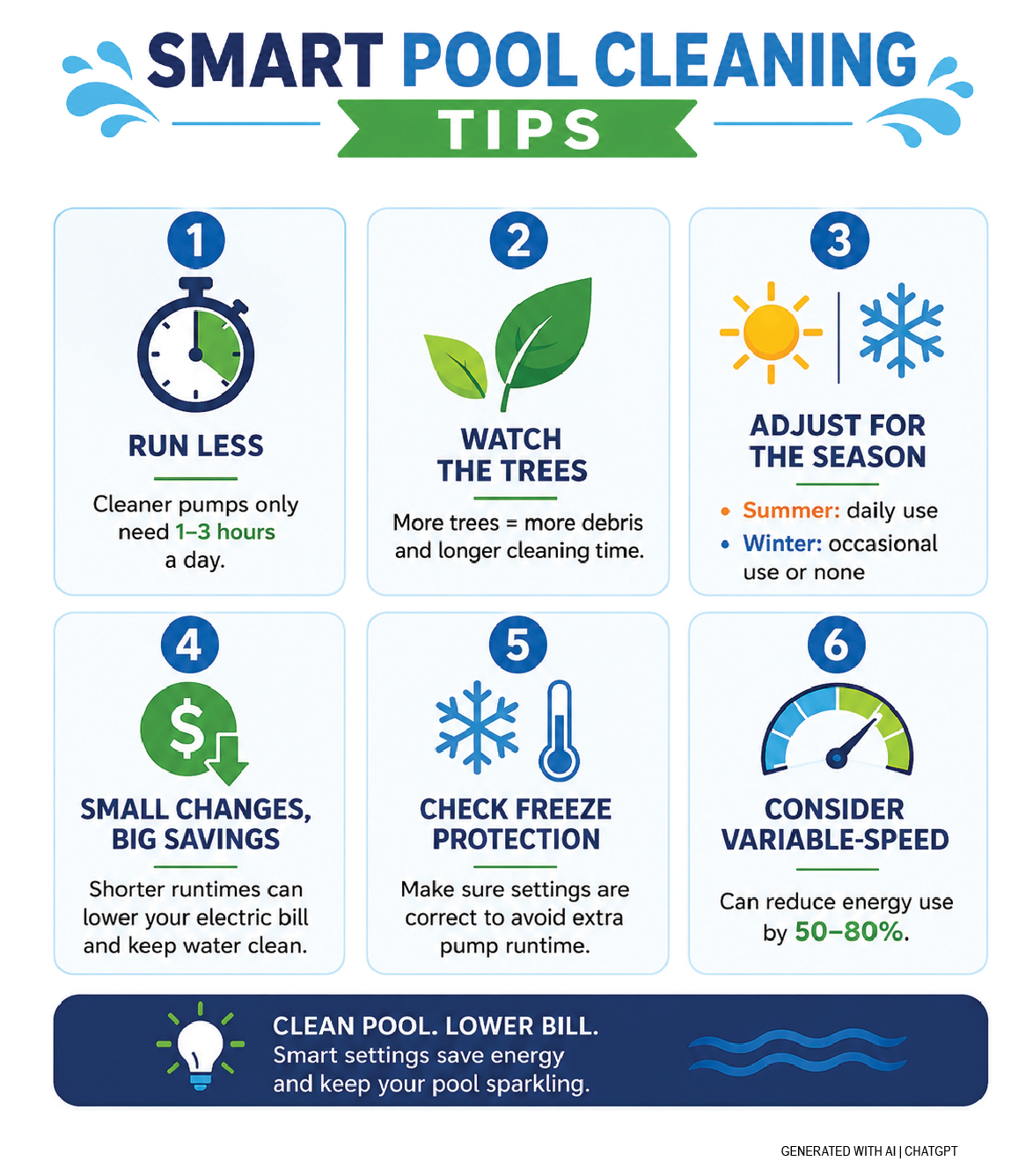 Table: Smart Pool Cleaning Tips