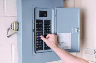 Image of traditional breaker box