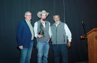 Image of United CEO, Lineman of the Year Cody Goforth and Ed Nunez