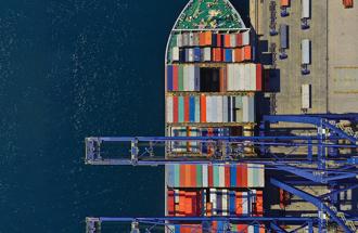 Container Ship at dock.