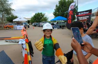 image of kids in hard hat