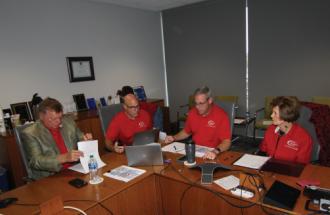 Planning the annual meeting.