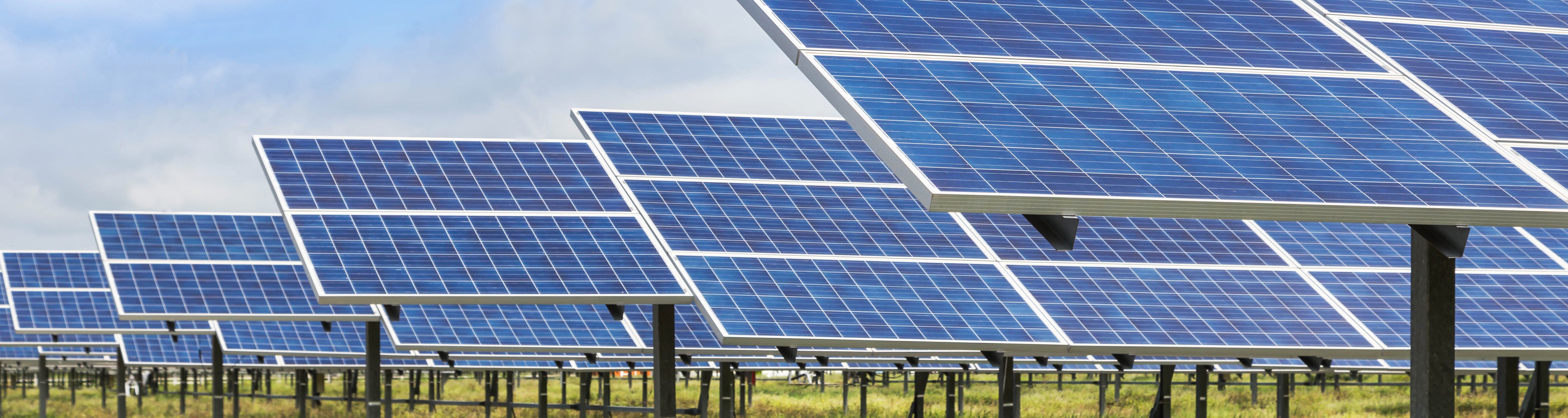 Solar Panels in a field